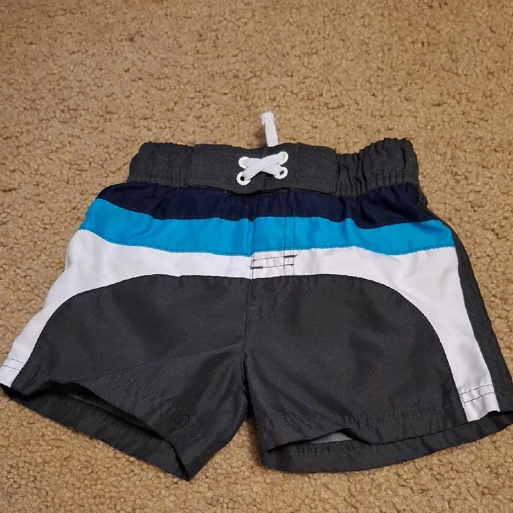 Circo Gray and Blue Swim Trunks